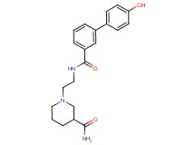 1-(2-{[(4'-hydroxybiphenyl-3-yl)carbonyl]amino}ethyl)piperidine-3-carboxamide