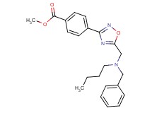 methyl 4-(5-{[benzyl(butyl)amino]methyl}-1,2,4-oxadiazol-3-yl)benzoate
