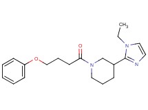 3-(1-ethyl-1H-imidazol-2-yl)-1-(4-phenoxybutanoyl)piperidine