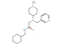 N~1~-(cyclohexylmethyl)-N~2~-(1-methyl-4-piperidinyl)-N~2~-(3-pyridinylmethyl)glycinamide