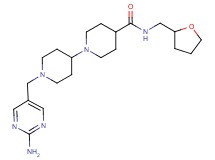 1'-[(2-amino-5-pyrimidinyl)methyl]-N-(tetrahydro-2-furanylmethyl)-1,4'-bipiperidine-4-carboxamide