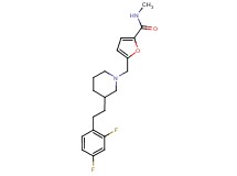 5-({3-[2-(2,4-difluorophenyl)ethyl]-1-piperidinyl}methyl)-N-methyl-2-furamide