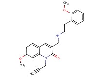 7-methoxy-3-({[2-(2-methoxyphenyl)ethyl]amino}methyl)-1-(2-propyn-1-yl)-2(1H)-quinolinone