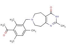 7-(3-acetyl-2,4,6-trimethylbenzyl)-2-methyl-3,5,6,7,8,9-hexahydro-4H-pyrimido[4,5-d]azepin-4-one