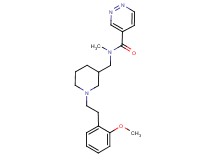 N-({1-[2-(2-methoxyphenyl)ethyl]piperidin-3-yl}methyl)-N-methylpyridazine-4-carboxamide