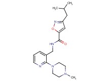 3-isobutyl-N-{[2-(4-methylpiperazin-1-yl)pyridin-3-yl]methyl}isoxazole-5-carboxamide