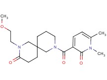 8-[(1,6-dimethyl-2-oxo-1,2-dihydropyridin-3-yl)carbonyl]-2-(2-methoxyethyl)-2,8-diazaspiro[5.5]undecan-3-one