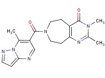 2,3-dimethyl-7-[(7-methylpyrazolo[1,5-a]pyrimidin-6-yl)carbonyl]-3,5,6,7,8,9-hexahydro-4H-pyrimido[4,5-d]azepin-4-one