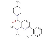 N,N-dimethyl-6-(2-methylphenyl)-3-[(4-methyl-1-piperidinyl)carbonyl]-2-pyridinamine