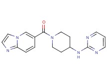 N-[1-(imidazo[1,2-a]pyridin-6-ylcarbonyl)piperidin-4-yl]pyrimidin-2-amine