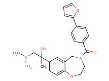 1-(dimethylamino)-2-{4-[4-(2-furyl)benzoyl]-2,3,4,5-tetrahydro-1,4-benzoxazepin-7-yl}-2-propanol