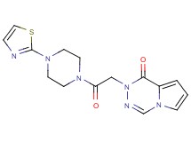 2-{2-oxo-2-[4-(1,3-thiazol-2-yl)piperazin-1-yl]ethyl}pyrrolo[1,2-d][1,2,4]triazin-1(2H)-one