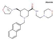 (3R,5S)-N-[2-(4-morpholinyl)ethyl]-5-(4-morpholinylmethyl)-1-(2-naphthylmethyl)-3-piperidinecarboxamide