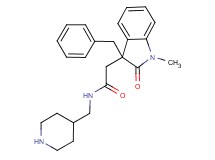 2-(3-benzyl-1-methyl-2-oxo-2,3-dihydro-1H-indol-3-yl)-N-(4-piperidinylmethyl)acetamide hydrochloride