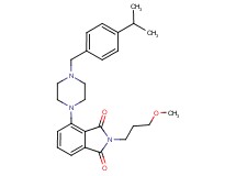4-[4-(4-isopropylbenzyl)-1-piperazinyl]-2-(3-methoxypropyl)-1H-isoindole-1,3(2H)-dione