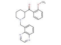 (2-methoxyphenyl)[1-(5-quinoxalinylmethyl)-3-piperidinyl]methanone