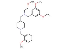 (3,5-dimethoxybenzyl){[1-(2-methoxybenzyl)-4-piperidinyl]methyl}(2-methoxyethyl)amine