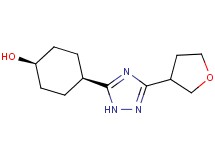 cis-4-[3-(tetrahydrofuran-3-yl)-1H-1,2,4-triazol-5-yl]cyclohexanol
