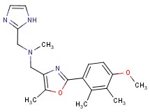 (1H-imidazol-2-ylmethyl){[2-(4-methoxy-2,3-dimethylphenyl)-5-methyl-1,3-oxazol-4-yl]methyl}methylamine
