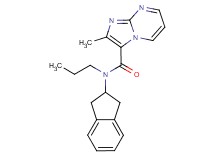 N-(2,3-dihydro-1H-inden-2-yl)-2-methyl-N-propylimidazo[1,2-a]pyrimidine-3-carboxamide