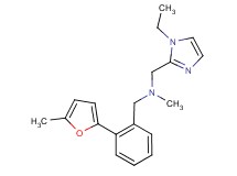 1-(1-ethyl-1H-imidazol-2-yl)-N-methyl-N-[2-(5-methyl-2-furyl)benzyl]methanamine