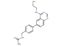N-(4-{4-[(2-hydroxyethyl)amino]quinazolin-6-yl}benzyl)acetamide