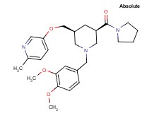 5-{[(3S,5R)-1-(3,4-dimethoxybenzyl)-5-(1-pyrrolidinylcarbonyl)-3-piperidinyl]methoxy}-2-methylpyridine
