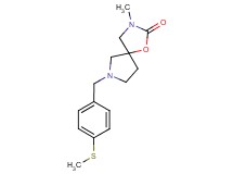3-methyl-7-[4-(methylthio)benzyl]-1-oxa-3,7-diazaspiro[4.4]nonan-2-one