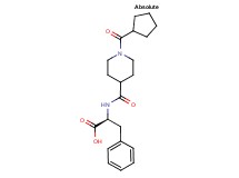 N-{[1-(cyclopentylcarbonyl)-4-piperidinyl]carbonyl}-L-phenylalanine