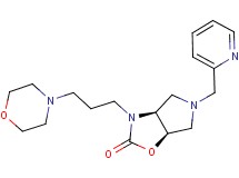 (3aS*,6aR*)-3-(3-morpholin-4-ylpropyl)-5-(pyridin-2-ylmethyl)hexahydro-2H-pyrrolo[3,4-d][1,3]oxazol-2-one
