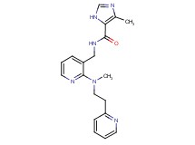 4-methyl-N-({2-[methyl(2-pyridin-2-ylethyl)amino]pyridin-3-yl}methyl)-1H-imidazole-5-carboxamide