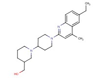 [1'-(6-ethyl-4-methylquinolin-2-yl)-1,4'-bipiperidin-3-yl]methanol