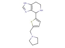 4-[5-(pyrrolidin-1-ylmethyl)-2-thienyl]-4,5,6,7-tetrahydro-1H-imidazo[4,5-c]pyridine