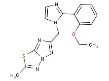 6-{[2-(2-ethoxyphenyl)-1H-imidazol-1-yl]methyl}-2-methylimidazo[2,1-b][1,3,4]thiadiazole
