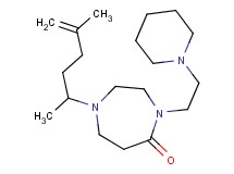 1-(1,4-dimethyl-4-penten-1-yl)-4-[2-(1-piperidinyl)ethyl]-1,4-diazepan-5-one
