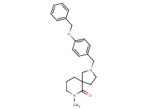 2-[4-(benzyloxy)benzyl]-7-methyl-2,7-diazaspiro[4.5]decan-6-one