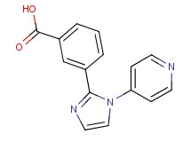 3-(1-pyridin-4-yl-1H-imidazol-2-yl)benzoic acid