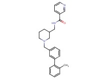 N-({1-[(2'-methyl-3-biphenylyl)methyl]-3-piperidinyl}methyl)nicotinamide