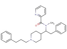 N-methyl-N-{2-phenyl-1-[1-(3-phenylpropyl)-4-piperidinyl]ethyl}-2-pyridinecarboxamide