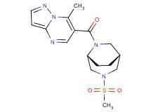 7-methyl-6-{[(1R*,5R*)-3-(methylsulfonyl)-3,6-diazabicyclo[3.2.2]non-6-yl]carbonyl}pyrazolo[1,5-a]pyrimidine