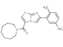 3-(1-azocanylcarbonyl)-6-(2,5-dimethylphenyl)imidazo[2,1-b][1,3]thiazole