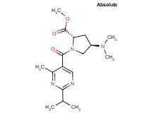 methyl (2S,4R)-4-(dimethylamino)-1-[(2-isopropyl-4-methylpyrimidin-5-yl)carbonyl]pyrrolidine-2-carboxylate