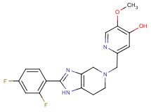 2-{[2-(2,4-difluorophenyl)-1,4,6,7-tetrahydro-5H-imidazo[4,5-c]pyridin-5-yl]methyl}-5-methoxypyridin-4-ol