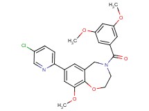 7-(5-chloro-2-pyridinyl)-4-(3,5-dimethoxybenzoyl)-9-methoxy-2,3,4,5-tetrahydro-1,4-benzoxazepine