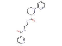 N-(2-{[(1-pyridin-2-ylpiperidin-3-yl)carbonyl]amino}ethyl)nicotinamide