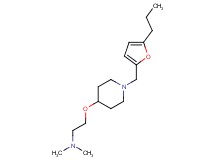 N,N-dimethyl-2-({1-[(5-propyl-2-furyl)methyl]piperidin-4-yl}oxy)ethanamine