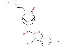 (1S*,5R*)-3-[(3,6-dimethyl-1-benzofuran-2-yl)carbonyl]-6-(2-methoxyethyl)-3,6-diazabicyclo[3.2.2]nonan-7-one