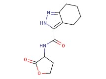 N-(2-oxotetrahydro-3-furanyl)-4,5,6,7-tetrahydro-2H-indazole-3-carboxamide