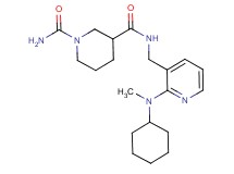 N~3~-({2-[cyclohexyl(methyl)amino]-3-pyridinyl}methyl)-1,3-piperidinedicarboxamide