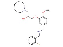1-(1-azocanyl)-3-(5-{[(2-fluorobenzyl)amino]methyl}-2-methoxyphenoxy)-2-propanol